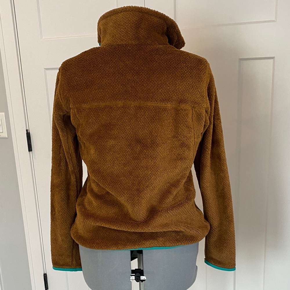 Patagonia Brown Fleece with Teal Trim - Picture 5 of 5